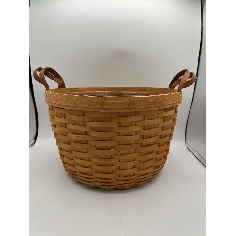 🌼Longaberger 1996 Wildflower Hostess Basket w/Protector–Classic & Collectible🌼